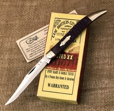 Case Classic 61098SAB Brown Bone Texas Toothpick