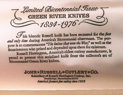 Russell Green River Buffalo Skinner - 3