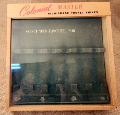 Colonial Master Wood Counter Display