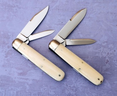 Pair of Cattaraugus Exhibition Bare Head English Jacks - 2