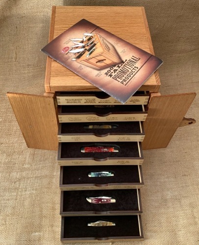 Amazing Case Tang Stamp 35-knife Commemorative Box Set
