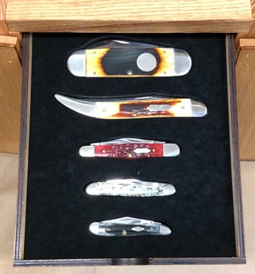 Amazing Case Tang Stamp 35-knife Commemorative Box Set - 4