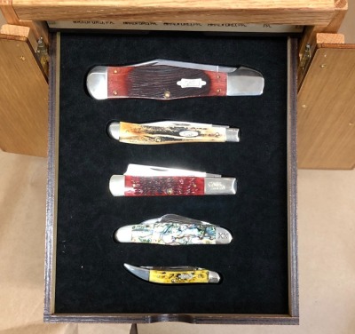 Amazing Case Tang Stamp 35-knife Commemorative Box Set - 5