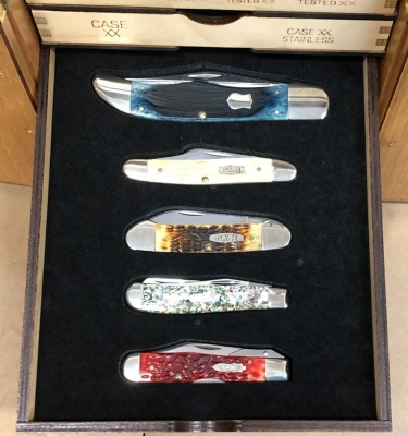Amazing Case Tang Stamp 35-knife Commemorative Box Set - 7