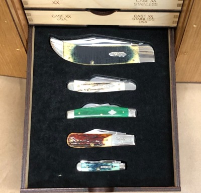 Amazing Case Tang Stamp 35-knife Commemorative Box Set - 8