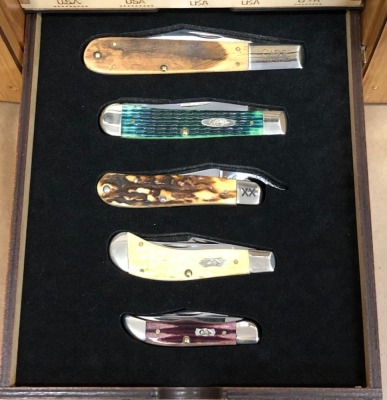 Amazing Case Tang Stamp 35-knife Commemorative Box Set - 9