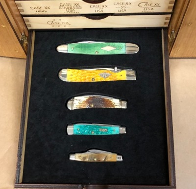 Amazing Case Tang Stamp 35-knife Commemorative Box Set - 10