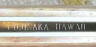Stan Fujisaka Hawaii Damascus Bone Locking Liner - 3