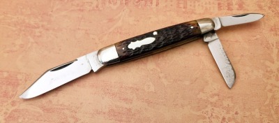 Cattaraugus Bone Sleeveboard Etched Whittler