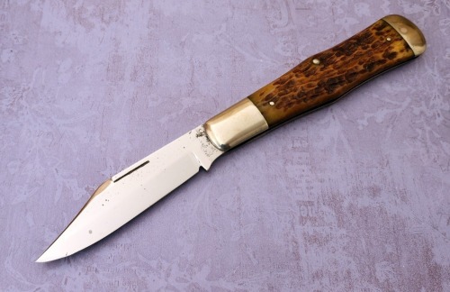 Cattaraugus Bone Coke Bottle Folding Hunter 12819