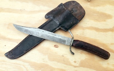 Joseph Allen & Sons Sheffield England Stag Bowie