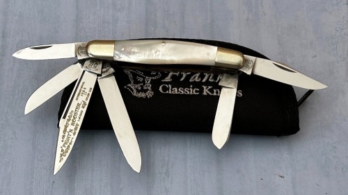 Fight'n Rooster International Cutlery Club 6 Blade Pearl Folder