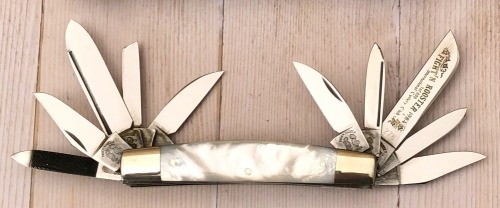 Fight'n Rooster International Cutlery Club 1984 I, 10 Blade Pearl Congress