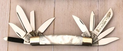 Fight'n Rooster International Cutlery Club 1984 I, 10 Blade Pearl Congress