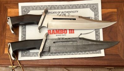 Rare Set of Gil Hibben Handmade Rambo III Bowies - 4
