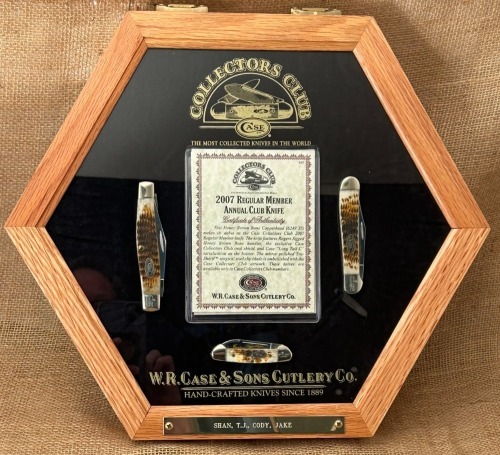 Case Collectors Club 2007 Annual Member Knives