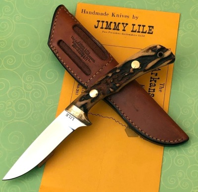 Jimmy Lile Stag Drop Point
