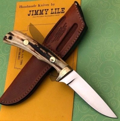 Jimmy Lile Stag Drop Point - 2