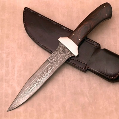 Tommy Lee Damascus Dagger - 2