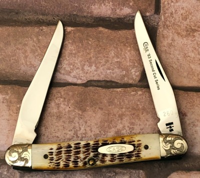 Case Scrolled Second Cut Stag 1983 Muskrat