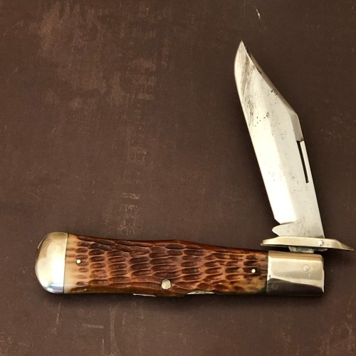 Cattaraugus Bone King of the Woods Lockback