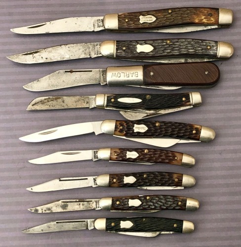 9 Folders, Schrade and Imperial