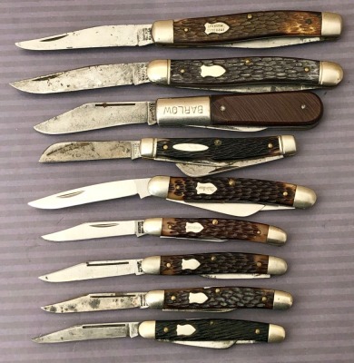 9 Folders, Schrade and Imperial