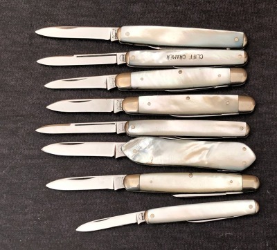 Eight Vintage Pearl Remington's