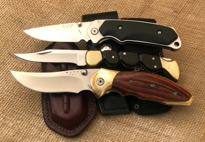 Trio of Buck USA Folders