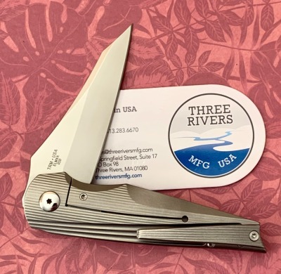 Three Rivers (TRM) Elmax Titanium Frame Lock - 2
