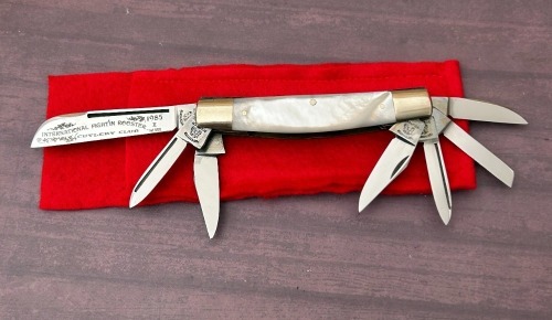 Fight'n Rooster International Cutlery Club 1985 II 7 Blade Pearl Congress
