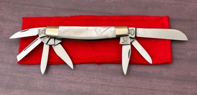 Fight'n Rooster International Cutlery Club 1985 II 7 Blade Pearl Congress - 2
