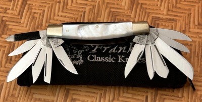Fight'n Rooster International Cutlery Club 1985 12 Blade Pearl Congress - 2