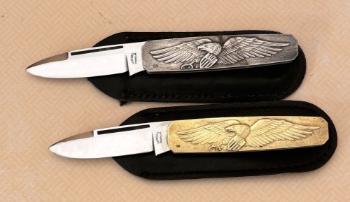 Pair of AG Russell Gold and Silver Folders