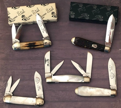 Five Different Queen NSBC Knives