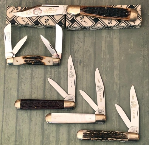 Five Different Queen NSBC Knives