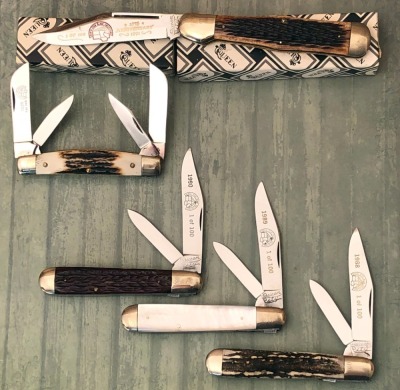 Five Different Queen NSBC Knives