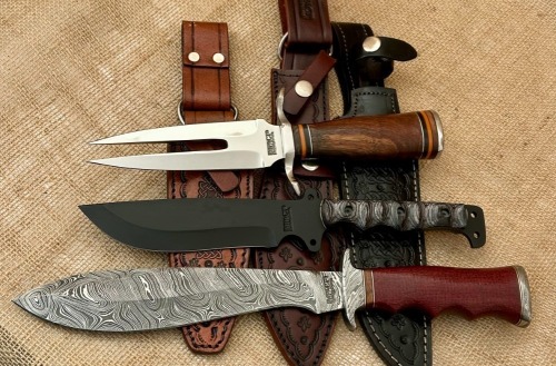 Three Impact Custom Knives