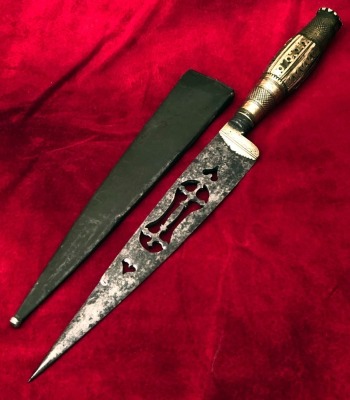 Antique Pierced Mediterranean Dirk