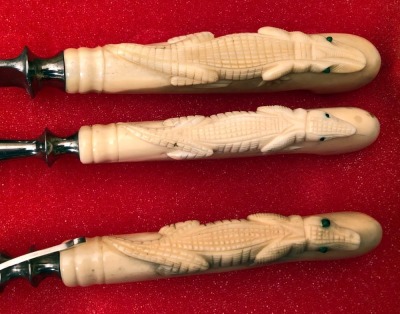 Russell Walrus Ivory Carving Set - 2