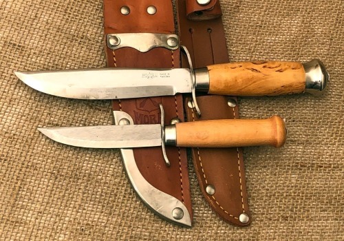 Pair of Wood Fixed Blades