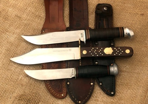 3 Fixed Blades; Remington, Craftsman and Markwell Arms