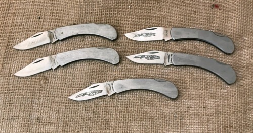 5 Parker Eagle Brand Metal Lockback