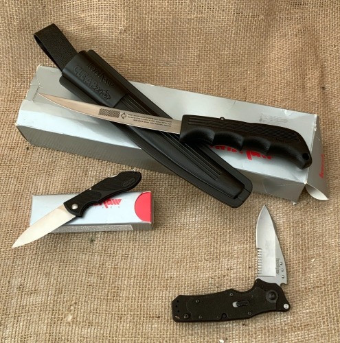 Three Kershaw; Fillet, Lockback and Assisted Open