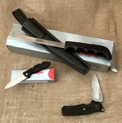 Three Kershaw; Fillet, Lockback and Assisted Open