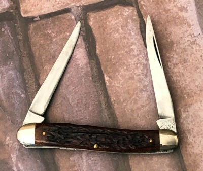 Pal Cutlery Co USA Bone Muskrat - 2