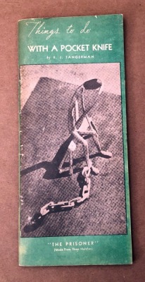 Remington 1934 Whittling Guide "Things to do with a Pocket Knife"