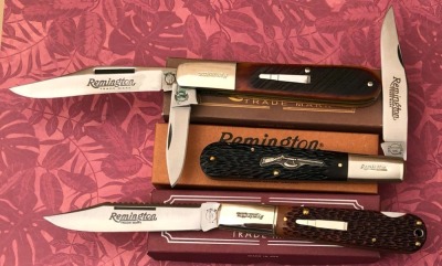 Three Remington Bullet Knives; RB-1242, RB 1240 & R-1630
