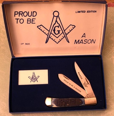 Blue Moon of Kentucky Blue Bone "Proud to be a Mason" Trapper