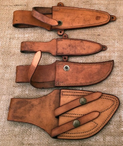 Four Flager Fixed Blade Sheaths